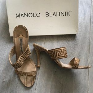 Manolo Blahnik Geometric Sandals